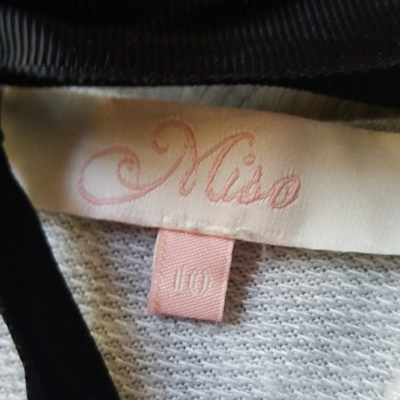 Miso Tunic Length Embellished Neck Ruffle Top - Picture 4 of 7